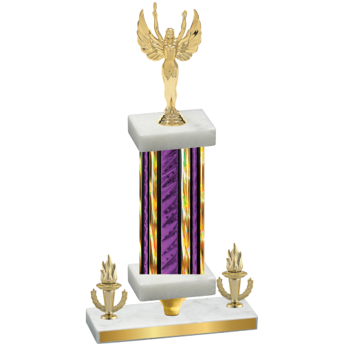 Premium Single Purple Glacier Victory Victory Trophy