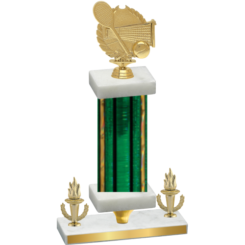 Premium Single Green Glacier Victory Tennis Trophy
