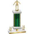 Premium Single Green Glacier Year Wrestling Trophy