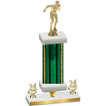 Premium Single Green Glacier Year Swimming Trophy