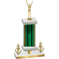 Premium Single Green Glacier Victory Victory Trophy