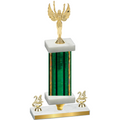Premium Single Green Glacier Year Victory Trophy
