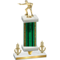 Premium Single Green Glacier Victory Shooter Trophy