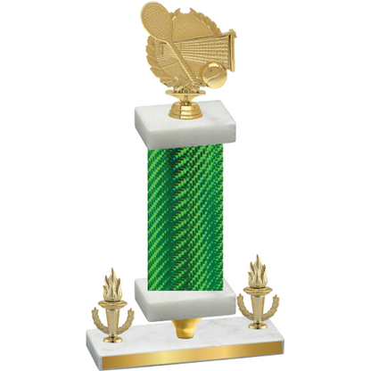 Premium Single Green Carbon Fiber Victory Tennis Trophy