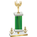 Premium Single Green Carbon Fiber Victory Victory Trophy