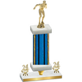 Premium Single Blue Glacier Year Swimming Trophy