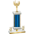 Premium Single Blue Glacier Year Victory Trophy