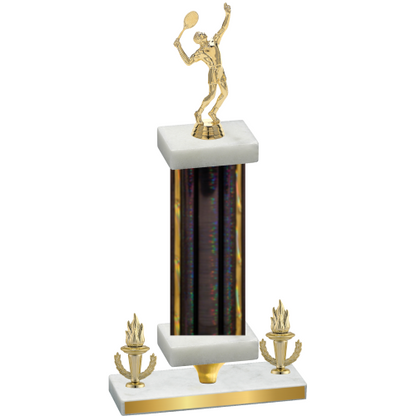 Premium Single Black Glacier Victory Tennis Trophy