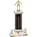 Premium Single Black Glacier Year Wrestling Trophy