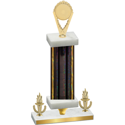 Premium Single Black Glacier Victory Insert Trophy