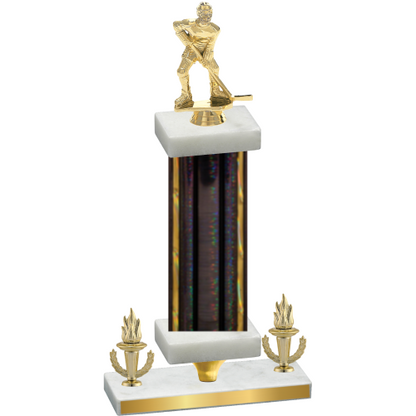 Premium Single Black Glacier Victory Hockey Trophy
