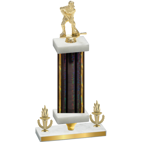 Premium Single Black Glacier Victory Hockey Trophy