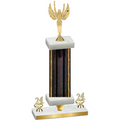 Premium Single Black Glacier Year Victory Trophy