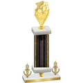 Premium Single Black Glacier Victory Pickleball Trophy