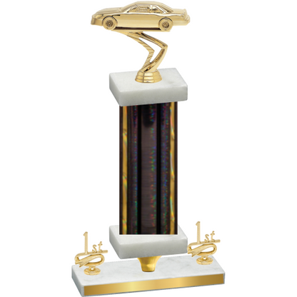 Premium Single Black Glacier First Place Cars Trophy