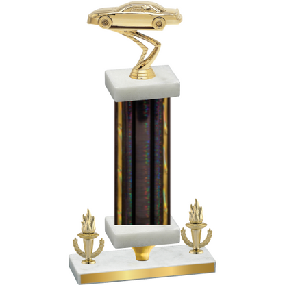 Premium Single Black Glacier Victory Cars Trophy