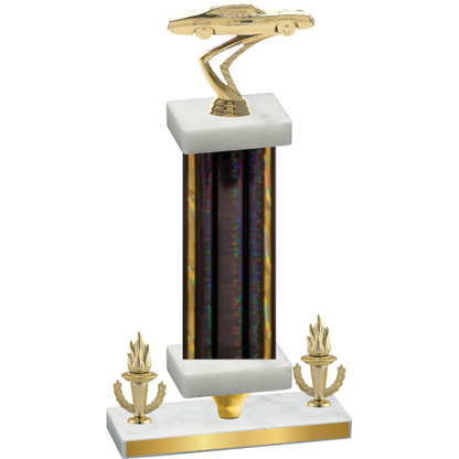 Premium Single Black Glacier Victory Cars Trophy