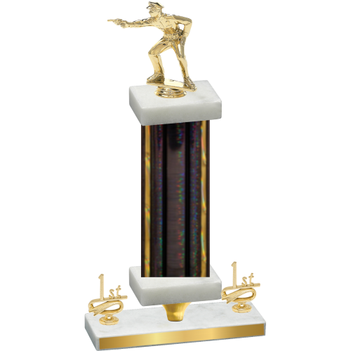Premium Single Black Glacier First Place Shooter Trophy