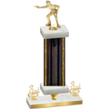 Premium Single Black Glacier Third Place Shooter Trophy