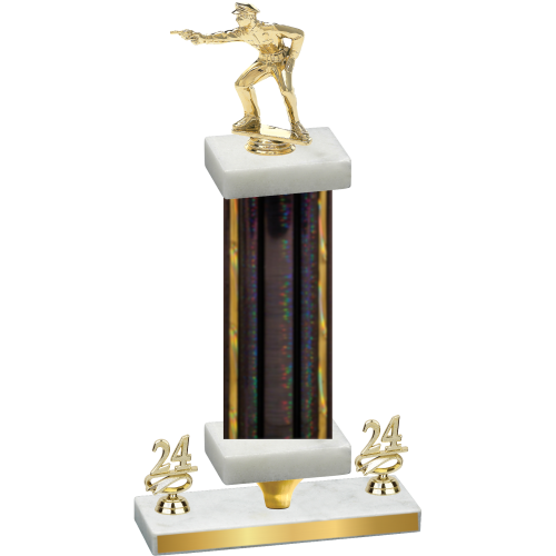 Premium Single Black Glacier Year Shooter Trophy
