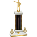 Premium Single Black Glacier Victory Shooter Trophy
