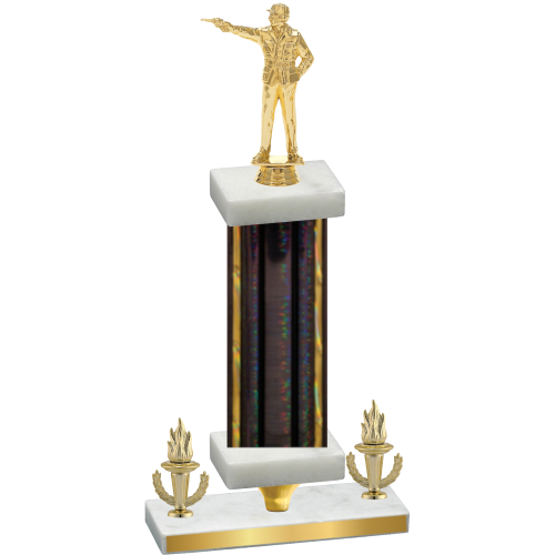 Premium Single Black Glacier Victory Shooter Trophy