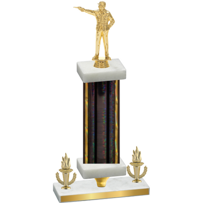 Premium Single Black Glacier Victory Shooter Trophy