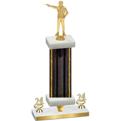 Premium Single Black Glacier Year Shooter Trophy