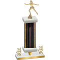 Premium Single Black Glacier Year Skater Trophy
