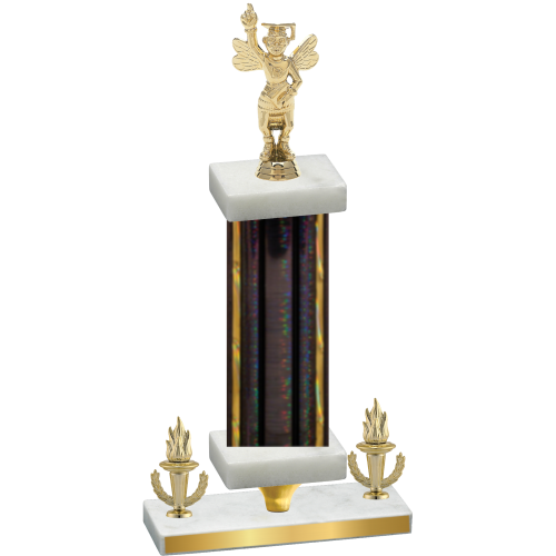 Premium Single Black Glacier Victory Academics Trophy