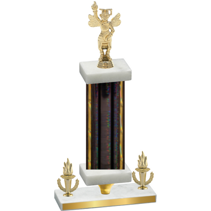 Premium Single Black Glacier Victory Academics Trophy
