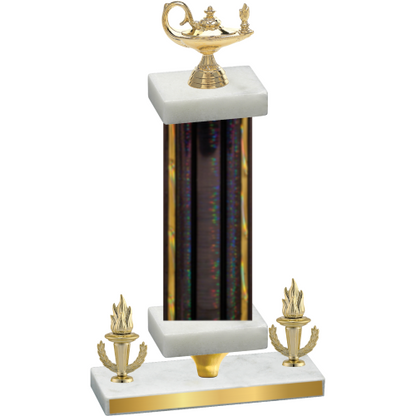 Premium Single Black Glacier Victory Academics Trophy