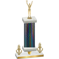 Premium Single Black Carbon Fiber Victory Victory Trophy