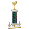 Premium Single Black Carbon Fiber Victory Victory Trophy