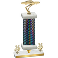 Premium Single Black Carbon Fiber Year Cars Trophy