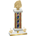 Premium Single Flag USA First Place Soccer Trophy