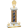Premium Single Flag USA First Place Insert Trophy