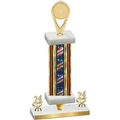 Premium Single Flag USA Year Insert Trophy