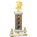 Premium Single Flag USA Victory Pickleball Trophy