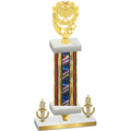 Premium Single Flag USA Victory Pickleball Trophy
