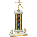 Premium Single Flag USA Year Skater Trophy