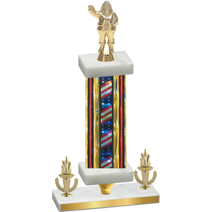 Premium Single Flag USA Victory Holiday Trophy