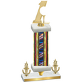 Premium Single Flag USA Victory Golf Trophy