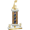 Premium Single Flag USA Year Golf Trophy
