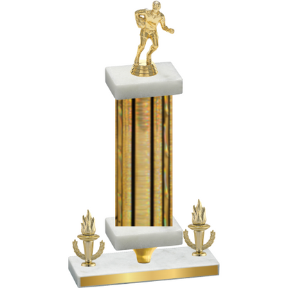 Premium Single Gold Glacier Victory Rugby Trophy