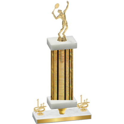 Premium Single Gold Glacier First Place Tennis Trophy