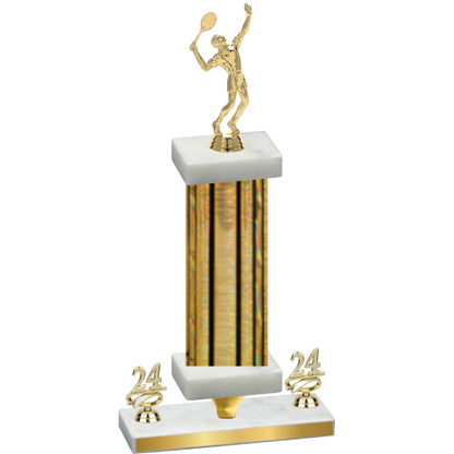 Premium Single Gold Glacier Year Tennis Trophy