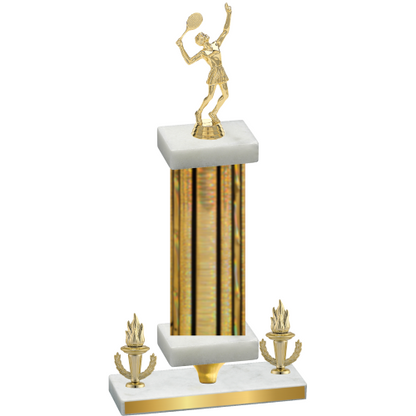 Premium Single Gold Glacier Victory Tennis Trophy