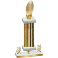 Premium Single Gold Glacier Year Football Trophy