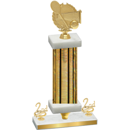 Premium Single Gold Glacier Second Place Tennis Trophy